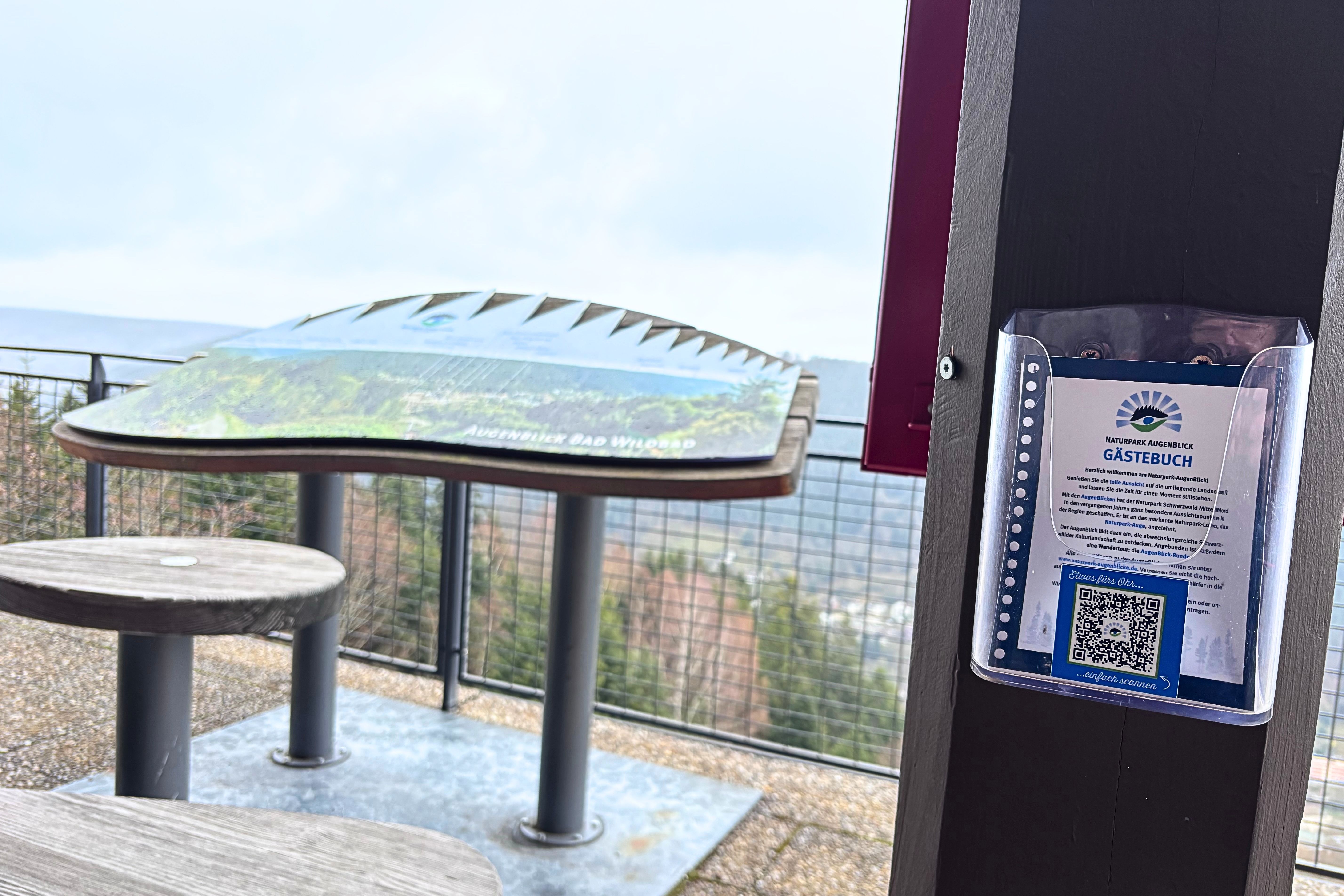 Ein neues Angebot für Wanderer auf der „AugenBlick-Runde“ Sommerberg ist der Audioguide, der mittels QR-Code aufs Smartphone geladen wird.