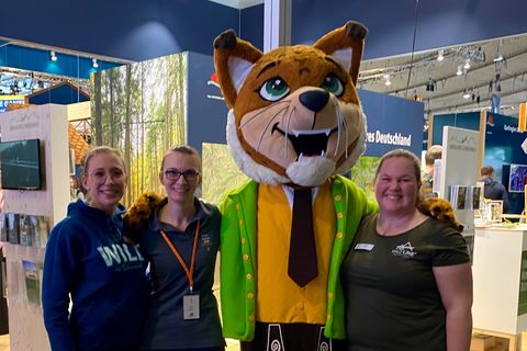 Auf der CMT in Stuttgart präsentierten sich die Touristik Bad Wildbad, die WILDLINE und der Baumwipfelpfad Schwarzwald