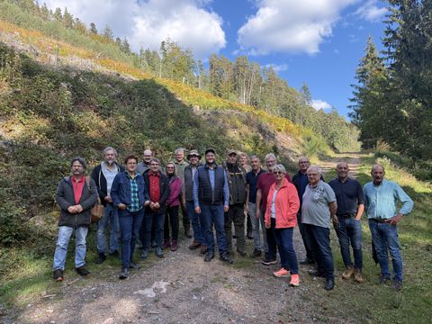 Waldbegehung mit Stadtverwaltung und den Gemeinderäten
