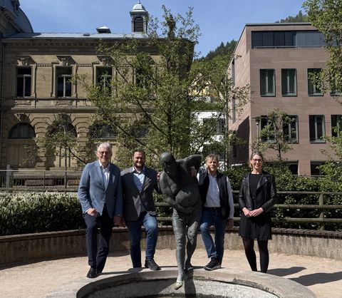 Pressefoto der Konferenz zum Rossini Festival