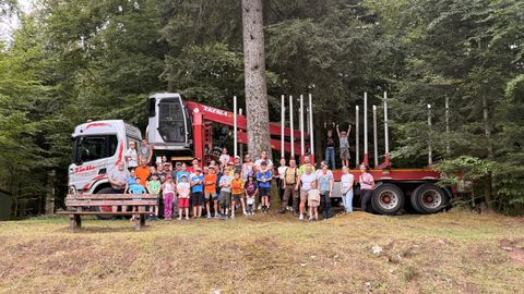Gruppenfoto vom Waldtag