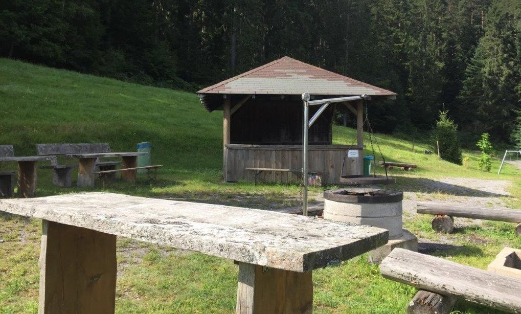 Grillplatz am Waldrand von Nonnenmiß