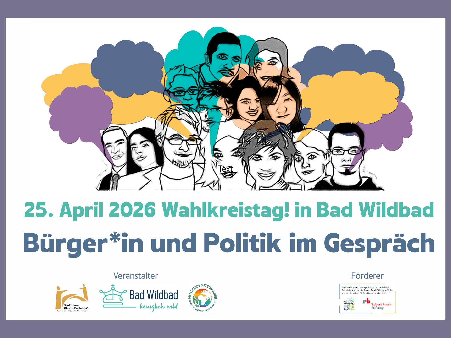 Bürger und Politiker im Gespräch