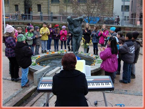 Kinderchor mit Marianne Hiebel, Bad Wildbad