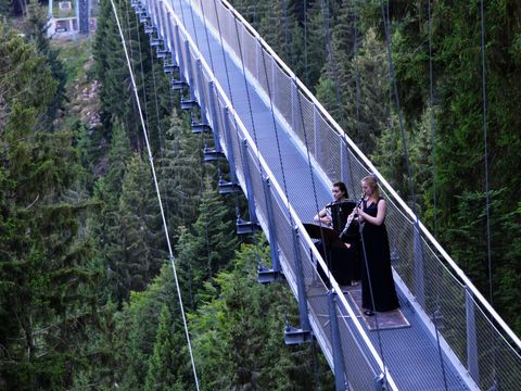 Bläserquintett auf der Wildline